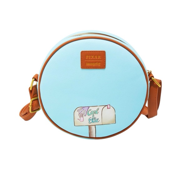 NEW Loungefly Disney Pixar Up Carl & Ellie Movie Crossbody Bag Purse - Picture 3 of 6